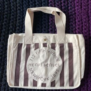 Iconic 712 5th Avenue Henri Bendel Cotton Tote Bag